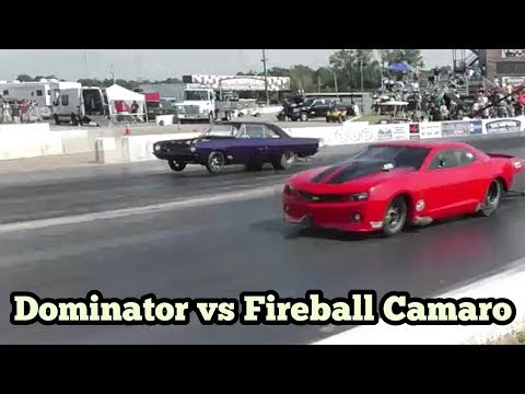 Dominator vs Fireball Camaro at Memphis No Prep Kings 2