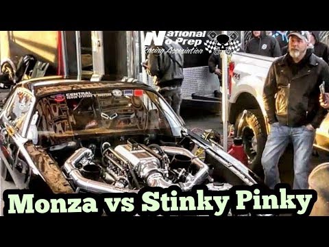Monza twin turbo Camaro vs Stinky Pinky at Memphis No Prep Kings 2