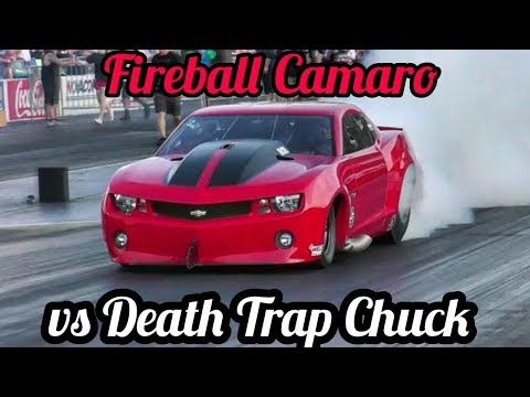 Fireball Camaro vs Death Trap Chuck at Memphis No Prep Kings 2