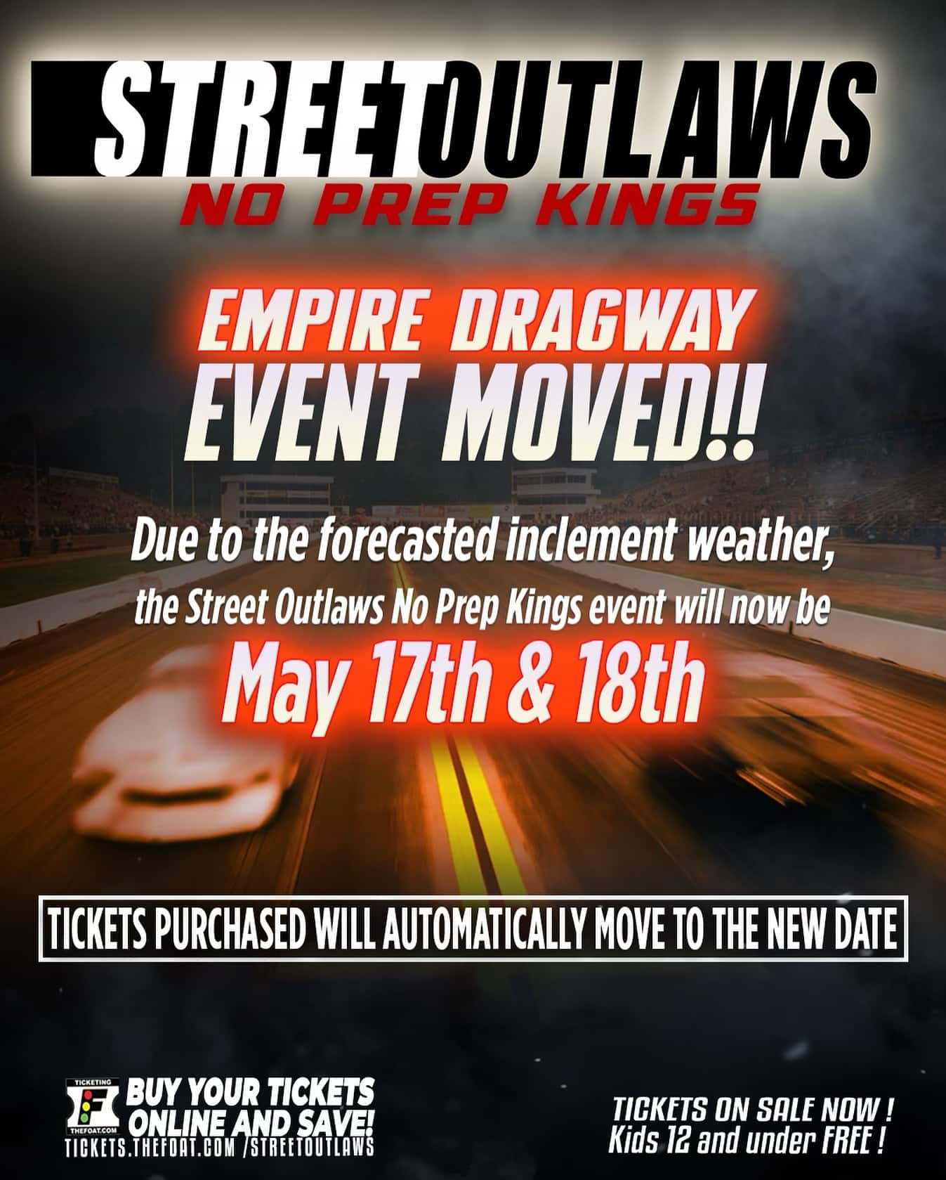 Empire Dragway Event Moved!