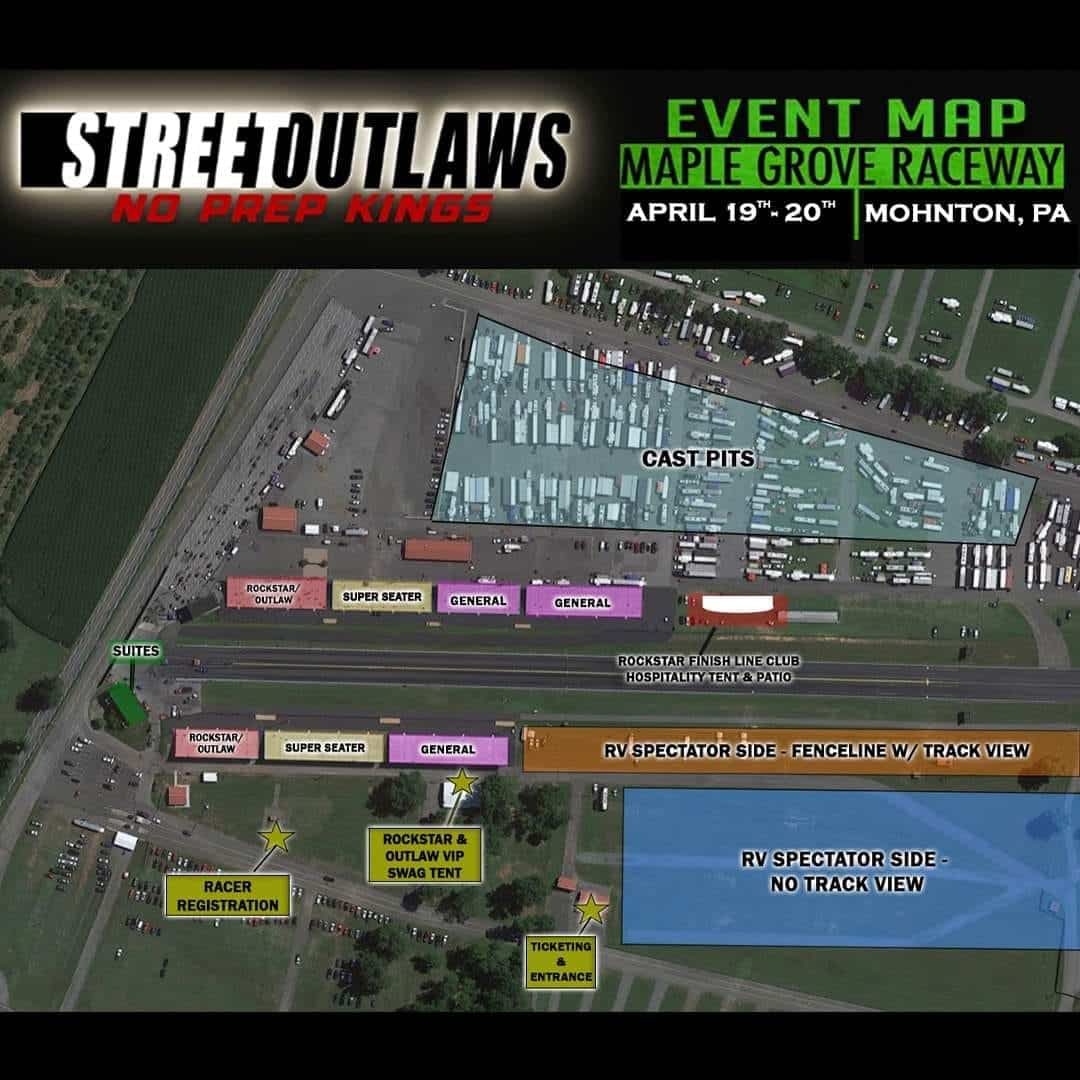 *JUST ANNOUNCED* Important information if attending Street Outlaws No Prep Kings at Maple Grove this Weekend