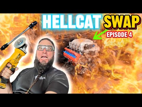 HELLCAT SWAP S10 BUILD (EPISODE 4) STEERING ISSUES. #hellcat #chevy #swap