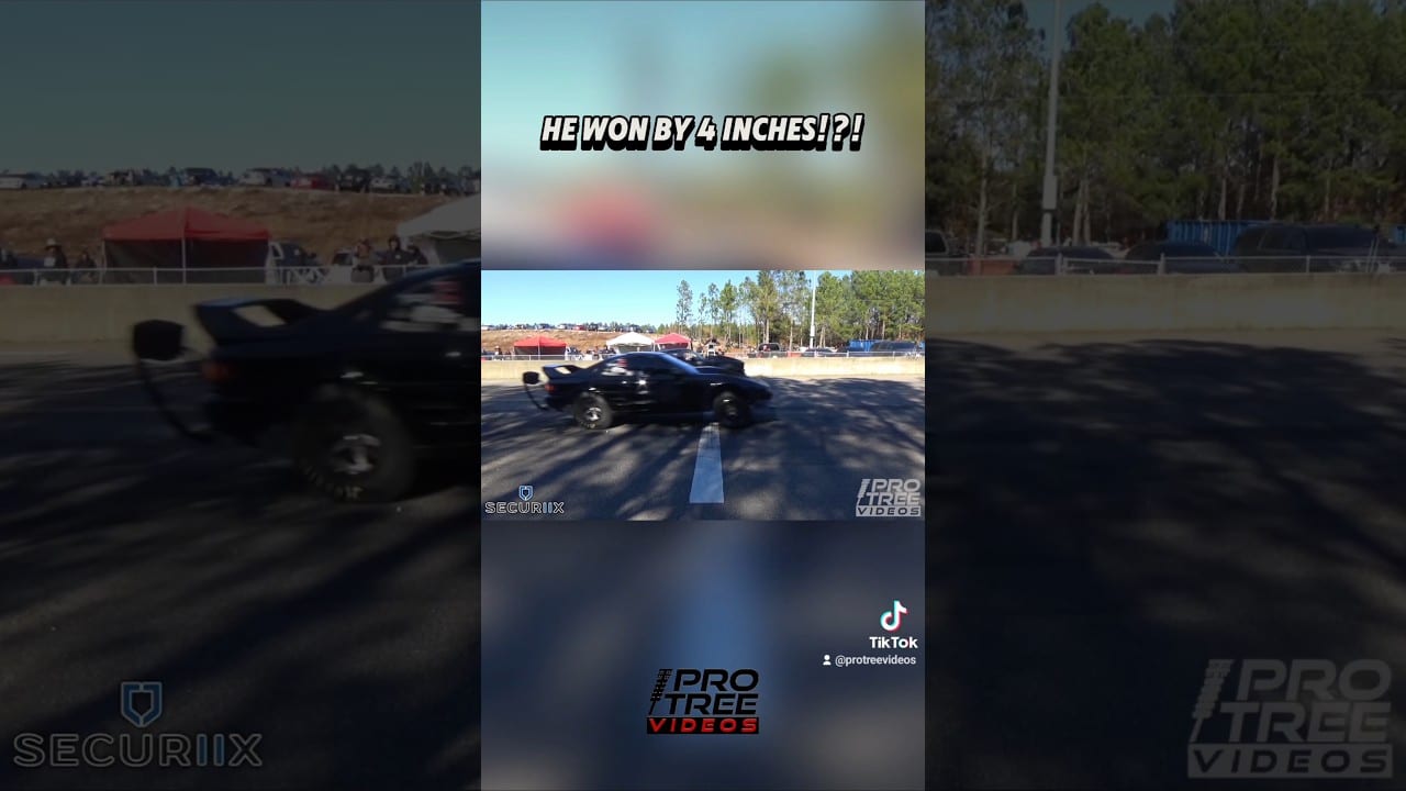 He Won by INCHES!! 👀 #smalltire #noprepracing #protreevideos - No Prep ...