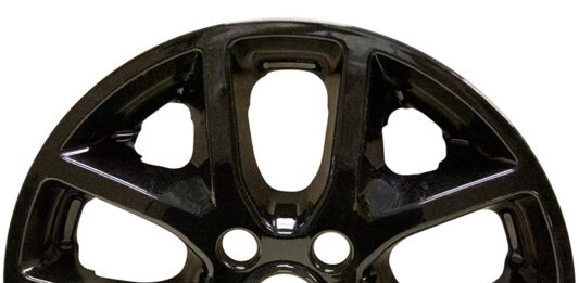 Chrysler Pacifica Voyager 2017 - 2024 Black Wheel Skins (Hubcaps/Wheelcovers) 17 Inch Set of 4
