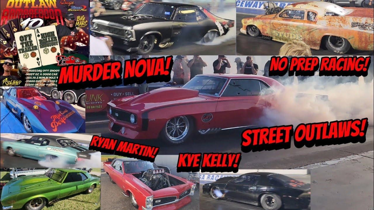 No Prep RACING Outlaw Armageddon 10 STREET Outlaws GRUDGE Racing!