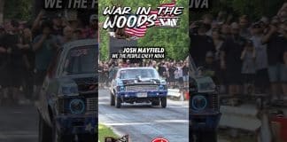 Chevy Nova We The People hangs on by a thread at War in the Woods #cars #nova #dragracing #noprep