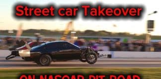 No Prep Racing on NASCAR Pit Road… Street car Takeover ATLANTA