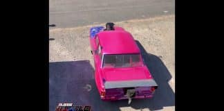 Insane Blown EH Holden no prep racing at Wilby raceway