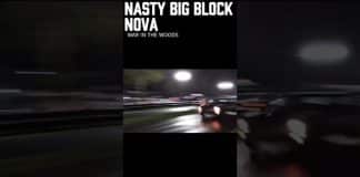 War in the woods Nasty big block Nova #noprepracing #reels #dragracing #nova