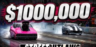 Street outlaws compete for one Million Dollars. The biggest race